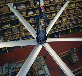 قطر السقف الصناعي الكبير بقدرة 7 أمتار ، 24 قدمًا ، مروحة العادم في سقف منفذ الهواء