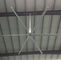 24 &amp;#39;&amp;#39; 1.5kw HVLS مروحة سقف الصناعية الكبيرة لمستودع المصنع تهوية الهواء