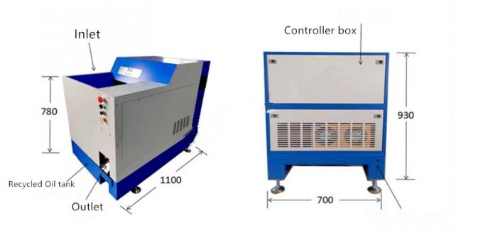 طلاء معدني صغير محمول طلاء حديد شرائح آلة البريكتة النحاس الألومنيوم ملء مكثف الخردة 2