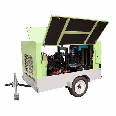 ضاغط هواء محرك ديزل محمول 16بار 250CFM 400CFM للشاحنة المتنقلة