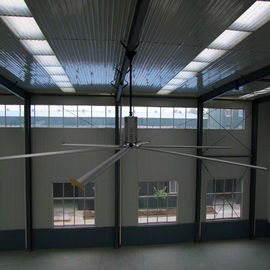 24ft كبير الهواء مروحة السقف الصناعية الكبيرة hvls ستة شفرات ، التحكم عن بعد الطاقة الكهربائية 1500 واط