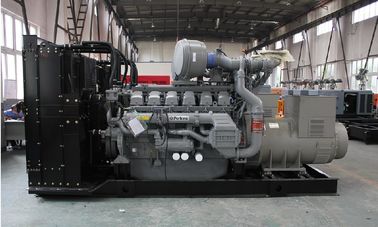 شبكة التزامن موازية 1250kva بيركنز مولدات الديزل 1mw 24V العاصمة بدء تشغيل المحرك