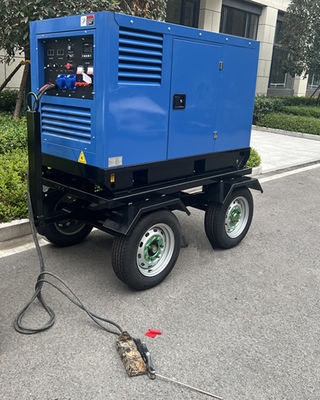 سحب جهاز لحام مزدوج للديزل من نوع 300A 400Amp مولد لحام Mig 600A