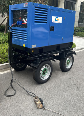 2 محرك الديزل 400A 350Amp محرك الديزل MMA Arc Mig Welder مجموعة مولد لحام متنقلة